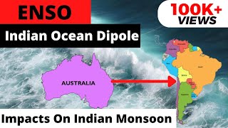 Southern Oscillations  ENSO  Indian Ocean Dipole  ElNino amp LaNina explained News Simplified [upl. by Lethia]