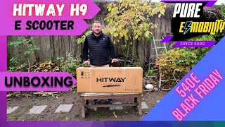 HITWAY H9 E SCOOTER Unboxing│500W HECKMOTOR │ABE │540 Euro [upl. by Airretnahs]