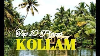 Top 10 Best Places to Visit in Kollam [upl. by Bergman737]