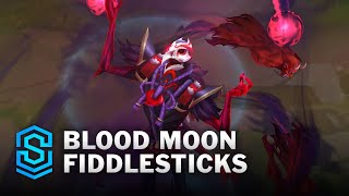 Blood Moon Fiddlesticks Skin Spotlight  PreRelease  PBE Preview  League of Legends [upl. by Severen807]