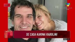 ENIGMÁTICO EN LAM luego de 8 años se casan Karina Rabolini e Ignacio Castro Cranwell [upl. by Brace]