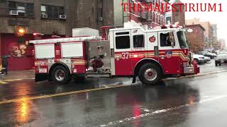 FDNY RESPONDING COMPILATION 88 FULL OF BLAZING SIRENS amp LOUD AIR HORNS THROUGHOUT NEW YORK CITY [upl. by Lydell]