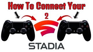 How To Connect Your PS4 Controller To Stadia [upl. by Atineb689]