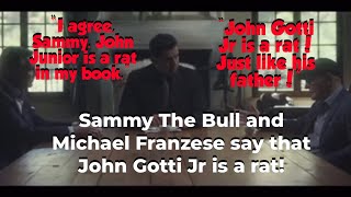 Sammy The Bull amp Michael Franzese say John Gotti Jr is a rat Sitdown Episode 2 Review [upl. by Ellord811]