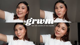 GRWM feat face republic amp blk cosmetics  Pauline Granada [upl. by Evadne590]