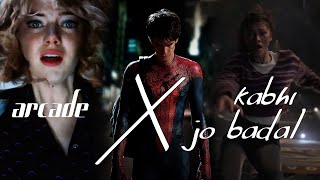 Arcade X Kabhi jo badla barse  Spider man  spiderman arcade music kabhijobadal arijitsingh [upl. by Jaycee591]