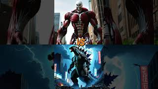 Colossal Titan vs Godzilla Venom Hulk King Kong amp Thanos Who Wins 💥🔥 [upl. by Woll]