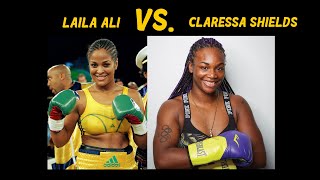 Fantasy Fight Laila Ali VS Claressa Shields [upl. by Ahsyen]