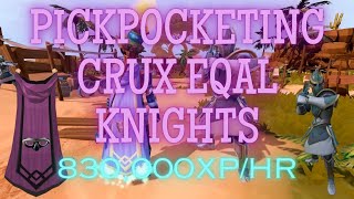 The Best Method to Train Thieving in 2024 Ultimate XP Gains Pickpocketing Crux Eqal Knights [upl. by Ettolrahs]