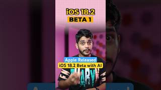 NEW iOS 182 BETA 1 released with AI Features iphone smartphone ios18feature [upl. by Ennovehc935]