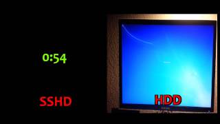 SSHD VS HDD Comparison Seagate Desktop SSHD [upl. by Yrrol]