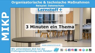 Industriemeister  Logistikmeister  MIKP  Organisatorische und technische Maßnahmen [upl. by Levitt]