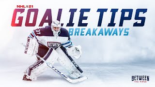 NHL 21 Goalie Tips  How to Save Breakaways [upl. by Esir]