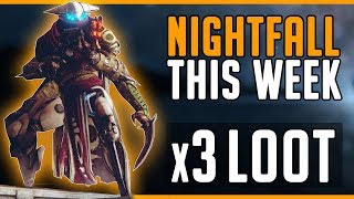 Destiny 2 Nightfall This week Exodus Crash Nightfall x3 Loot [upl. by Uriisa766]