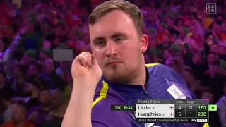 Highlights Finale der Dart WM 2024dartwm2024littlerhumphriesdartpdcdartchampionship [upl. by Ecire]