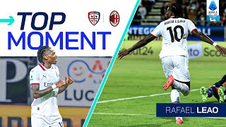 Rafa Leao Comes Back With a Bang  Top Moment  CagliariMilan  Serie A 202425 [upl. by Namzzaj]