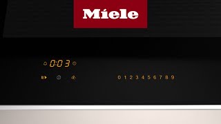 Kochfeld KM 76XX  KM 78XX  Timer einstellen I Miele [upl. by Ellis]