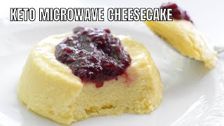 Keto Mug Cheesecake  Keto Microwave Cheesecake In A Mug [upl. by Jardena]