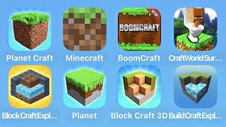 Planet Craft Minecraft BoomCraft Craft World Survival Block Craft Planet Build Craft Expert [upl. by Esinaj10]