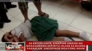 QRT 20 estudyante sinapian umano ng masamang espiritu [upl. by Adniral]