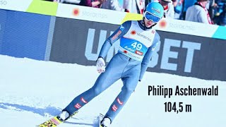 Philipp Aschenwald 1100 m 2032019 Konkurs mieszany Seefeld 2019 [upl. by Graf]