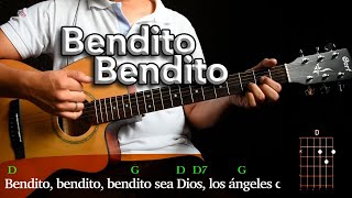 Bendito Bendito  TUTORIAL Letra y acordes PDF [upl. by Om79]