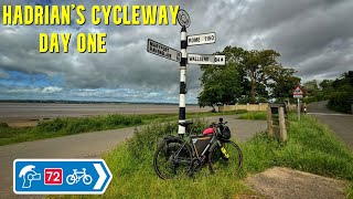 Hadrian’s Cycleway Day One  Whitehaven to Carlisle  NCN 72 [upl. by Shanley]