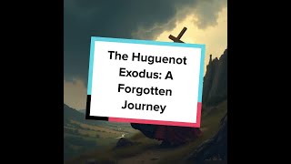 The Huguenot Exodus A Forgotten Journey [upl. by Kaine]