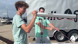 Melges 15 Traveller Adjustment [upl. by Irena609]