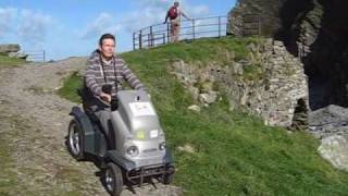 Tramper allterrain mobility scooter for hire  Heddon Valley Exmoor [upl. by Gem536]