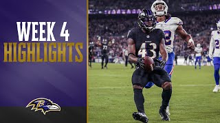 Highlights Ravens’ Top Plays Against the Bills  Baltimore Ravens [upl. by Awuhsoj]