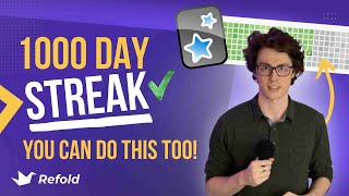 How to get a 1000 day streak  Anki tutorial [upl. by Delphinia]