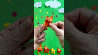 DIY Origami fox [upl. by Llennor312]