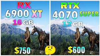 RTX 4070 SUPER vs RX 6900 XT  Test in10 games at 4K max settings [upl. by Meghan]