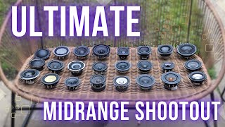 Ultimate Midrange Shootout  Brax Steg Scanspeak One Audio Dayton and others [upl. by Emogene]