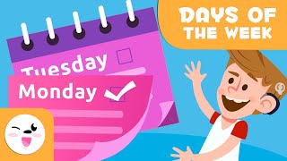 Days of the week for kids  What are the days of the week  Learn new words in English [upl. by Dyer]