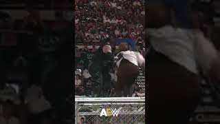 Undertaker throws Mick Foley Off The Top Of The Cell WWE Hell in a Cell shorts [upl. by Trillbee]