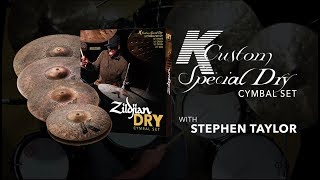 K Custom Special Dry Cymbal Set Overview with Stephen Taylor [upl. by Dedrick]