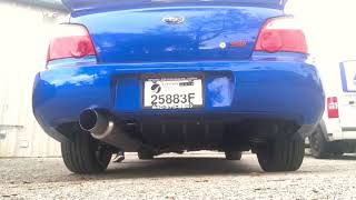 STI Invidia Turboback Exhaust [upl. by Welbie]