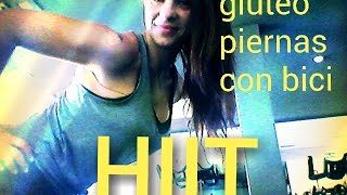 0114 ★ HiiT GAP SPINNING  quema y tonifica piernas y gluteos con BICICLETA estatica [upl. by Aronal]