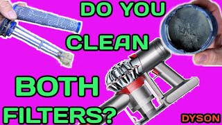 Dyson v7 v8 filter cleaning stops it pulsing vacuum cleaner repairs [upl. by Aihset]