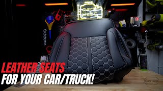 Best Seat Covers for 20142019 Chevrolet Silverado  Kustom Interiors Leather Seat Covers [upl. by Shiri]