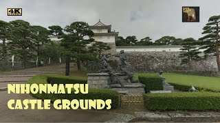 Quiet walk through Nihonmatsu Castle Grounds 4K HDR [upl. by Kwasi297]