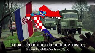 Zbogom Jugoslavijo  Croatian song about the breakup of Yugoslavia [upl. by Aneehsat]