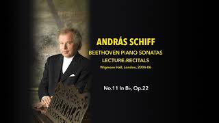 András Schiff  Sonata No11 in B♭ Op22  Beethoven LectureRecitals [upl. by Ailet]