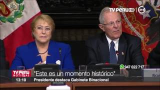 Presidente Kuczynski “Perú y Chile representan el progreso la democracia y el pluralismo” [upl. by Kester]