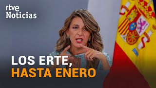 APROBADA la PRÓRROGA de los ERTE hasta el 31 de ENERO de 2021 RTVE [upl. by Briscoe]