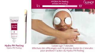 HYDRA PEELING with HYDRA PH Treatment practices  guide GUINOT [upl. by Aisinoid558]