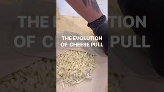 The Evolution of Cheese Pull 🧀🌋Burattino Pizza CA [upl. by Enialb510]