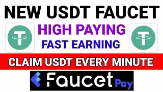 usdt faucet claim  btc mining free  trx mining site  paying faucetpay [upl. by Sewole]